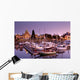 Marina At Dusk, Victoria, Vancouver Island, British Columbia Wall Mural