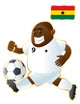 Football Mascot Ghana