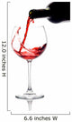 red wine pouring down from a wine bottle Wall Decal