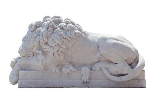 Gate Guardian Sleeping Lion Wall Decal