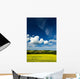 Dramatic Cumulus Clouds Over Canola Field Wall Mural