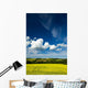 Dramatic Cumulus Clouds Over Canola Field Wall Mural
