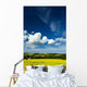 Dramatic Cumulus Clouds Over Canola Field Wall Mural