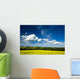 Dramatic Cumulus Clouds Over Canola Field Wall Mural