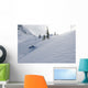 Skier Shredding Powder Below Nak Peak Wall Mural