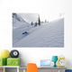 Skier Shredding Powder Below Nak Peak Wall Mural