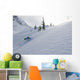 Skier Shredding Powder Below Nak Peak Wall Mural
