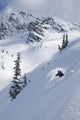 Skier Hitting Powder Below Nak Peak Wall Mural