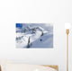 Skier Shredding Powder Below Nak Peak Wall Mural