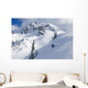 Skier Shredding Powder Below Nak Peak Wall Mural