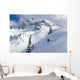 Skier Shredding Powder Below Nak Peak Wall Mural