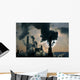 Oil Refinery, Pollution Wall Mural
