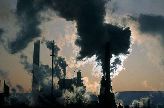 Oil Refinery, Pollution Wall Mural