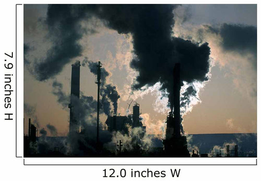 Oil Refinery, Pollution Wall Mural