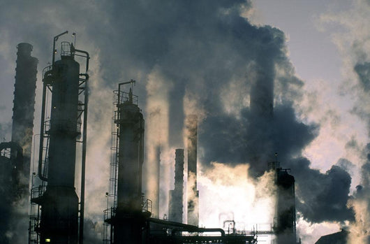 Oil Refinery, Pollution Wall Mural