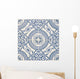Seamless Traditional Portuguese Building Tile Wall Mural