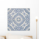 Seamless Traditional Portuguese Building Tile Wall Mural