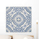 Seamless Traditional Portuguese Building Tile Wall Mural