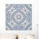 Seamless Traditional Portuguese Building Tile Wall Mural