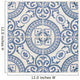 Seamless Traditional Portuguese Building Tile Wall Mural