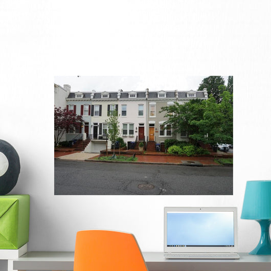 Georgetown Dc Washington Houses Wall Decal