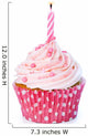 Birthday Cupcake Wall Decal