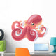 Aquatic Maritime Pink Octopus Wall Decal