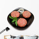 Raw Hamburger Patties Wall Decal