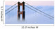 San Francisco, Golden Gate Bridge, Morning Fog, Ca Wall Mural