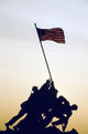 Sunset, Iwo Jima Memorial,/Narlington, Virginia, Usa Wall Mural