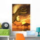 Dinosaur Sunset Wall Mural