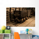 Old coal carts Wall Mural