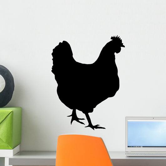 Silhouette Hen