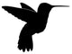 Silhouette Hummingbird