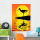 silhouette Wall Mural