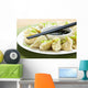 Steamed Dumplings and Soy Sauce Wall Mural