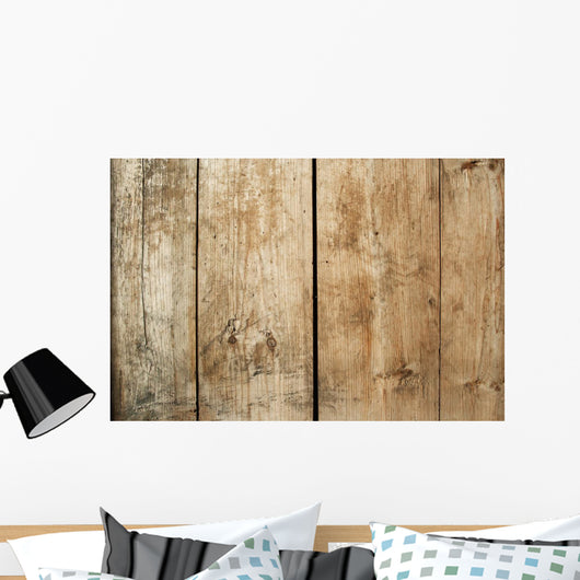 Striped Old Plank Wood Wall Decal