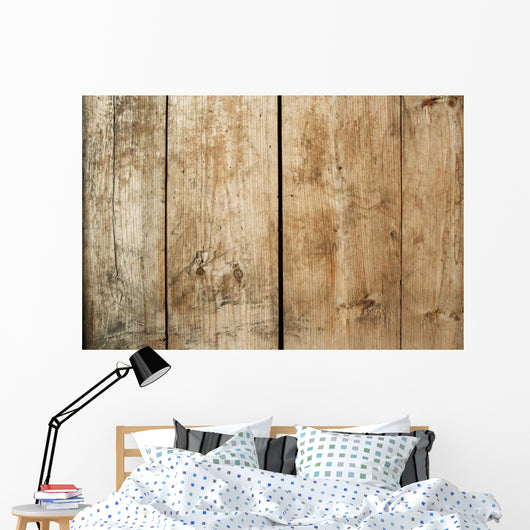Striped Old Plank Wood Wall Decal
