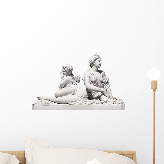 Greek Psyche and Cupid Wall Decal