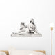 Greek Psyche and Cupid Wall Decal
