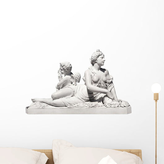 Greek Psyche and Cupid Wall Decal