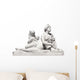 Greek Psyche and Cupid Wall Decal