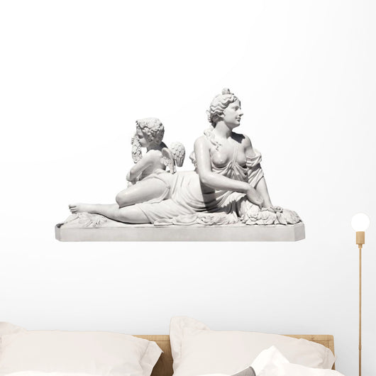 Greek Psyche and Cupid Wall Decal