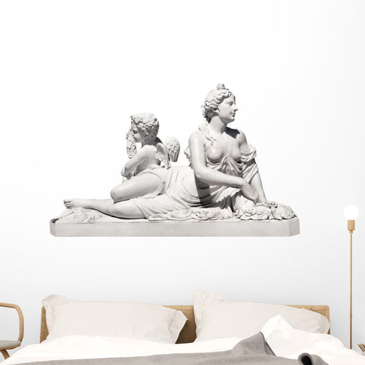 Greek Psyche and Cupid Wall Decal