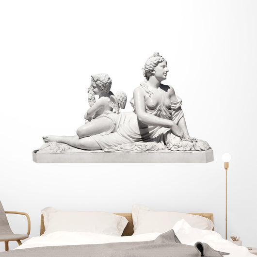 Greek Psyche and Cupid Wall Decal
