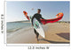 Kitesurfer On The Beach Wall Mural