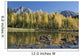 Mountain Pond Reflecting Fall Colours Wall Mural