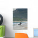 Windsurfer Standing On The Beach Wall Mural