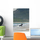 Windsurfer Standing On The Beach Wall Mural