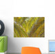 Backlit Palm Leaves Wall Mural